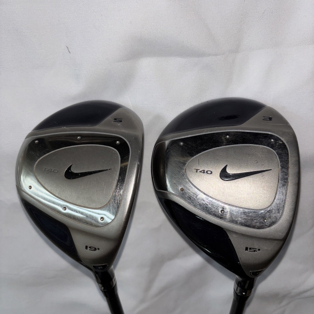 Nike T40 Fairway Woods - 3 And 5 Wood - Right Handed - Regular Flex Mid Kick